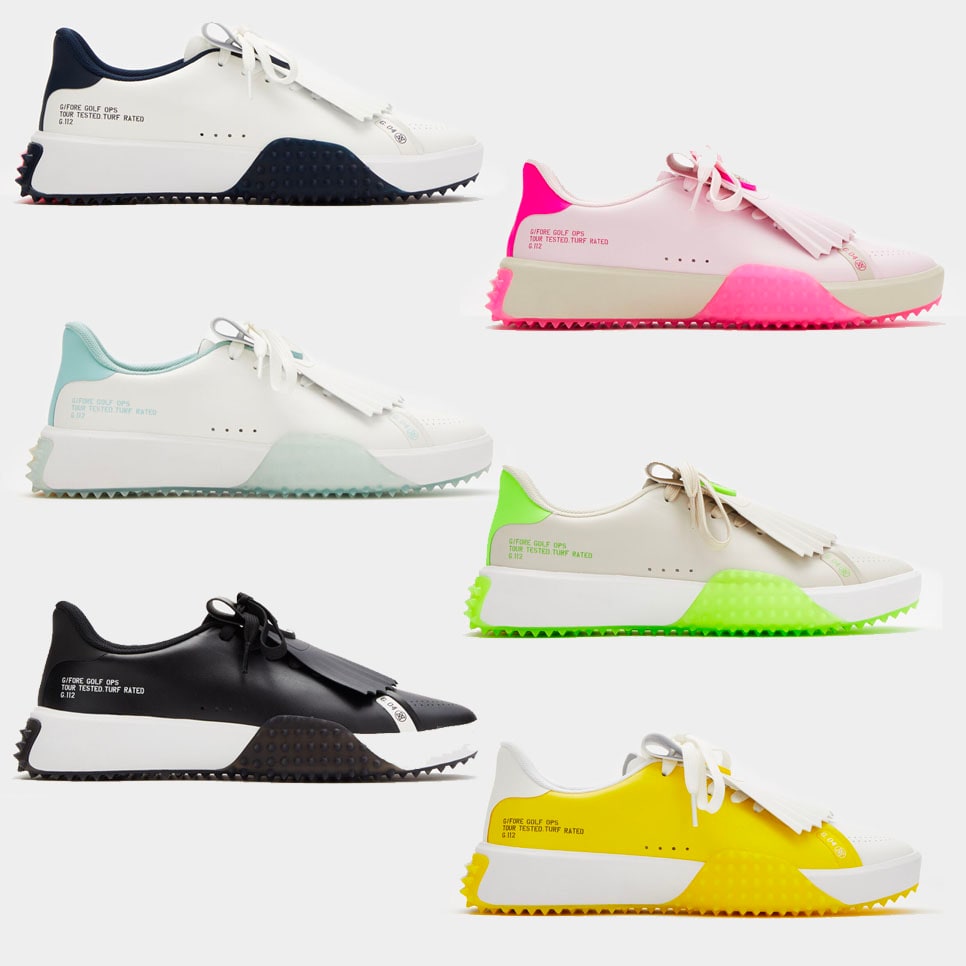 A look at G/FORE's new G.112 golf shoe with 28 colorful options